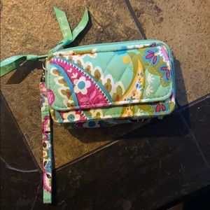 Vera Bradley Floral Wristlet